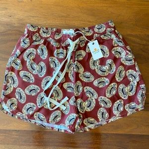 Marine Layer Beach Short in Hat Print